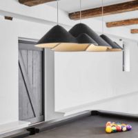 Billede af LOOM Design Panorama Pendel L 21,9x105,7 cm - Sort/Grå