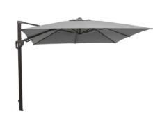 Billede af Cane-line Outdoor Hyde Luxe Tilt Parasol 300x300 cm - Anthracite