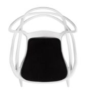Billede af Bent Hansen Hynde til Kartell Masters Stol H: 8 mm - Basic Leather Black