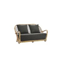 Billede af Sika Design Charlottenborg Exterior 2-Pers. Sofa B: 136 cm - Natur Alu-Rattan/Tempotest Taupe
