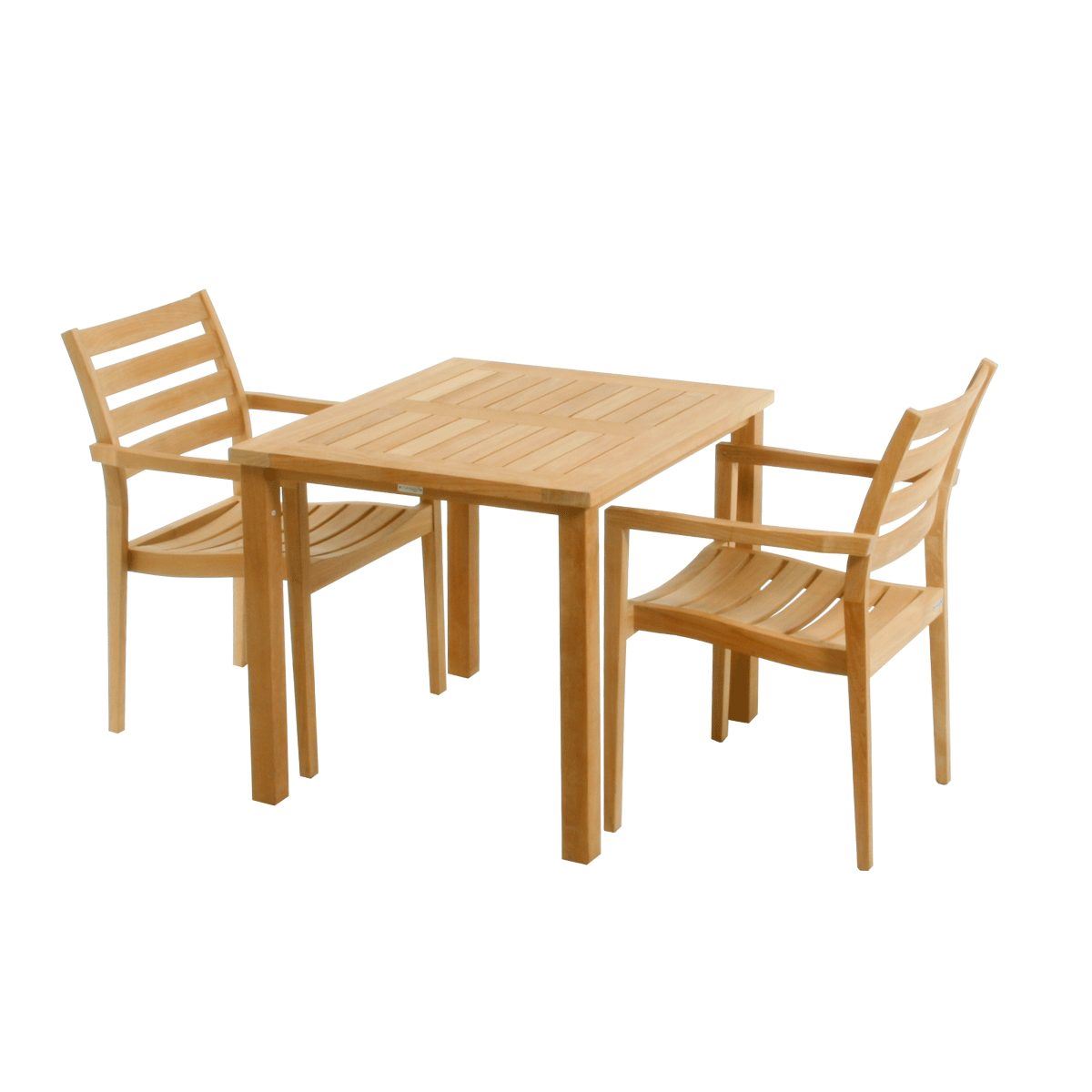 Billede af Mandalay Cambridge L: 90 cm og 2 York Stole - Teak 