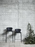 Billede af Bruunmunch PLAYchair Bar LowBack Fully Upholstered SH: 75 cm - Re-Wool 218/Black