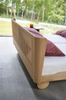 Billede af Auping Noa Sengeramme inkl. Milled hovedgærde og høje hjul 180x200 cm - Balanced Oak 