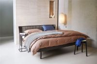 Billede af Auping Noa Sengeramme inkl. Milled hovedgærde og høje ben 180x200 cm - Chocolate Brown