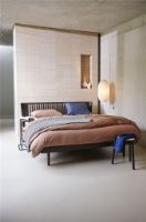 Billede af Auping Noa Sengeramme inkl. Milled hovedgærde og høje ben 140x200 cm - Chocolate Brown