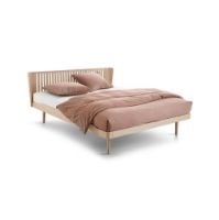 Billede af Auping Noa Sengeramme inkl. Milled hovedgærde og høje ben 180x200 cm - Balanced Oak 