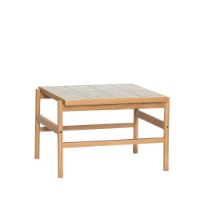 Billede af Hübsch Tile Sofabord 44x66 cm - Eg/Mint Fliser  FORUDBESTIL: MAJ 2026