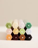 Billede af HAY Hexagon Candle Ø: 2,2 cm 4 stk - Dark Set OUTLET