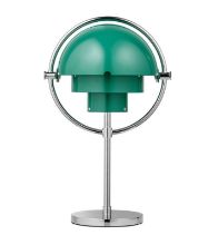 Billede af GUBI Multi-Lite Portable Lampe H: 30 cm - Chrome/Teal Green
