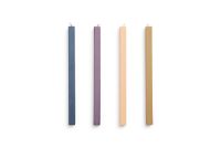 Billede af HAY Square Candle Set of 4 pcs H: 24 cm - Dark
 OUTLET