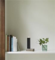 Billede af Normann Copenhagen Even Candle Holder 8,5x15 cm - Silver Travertine