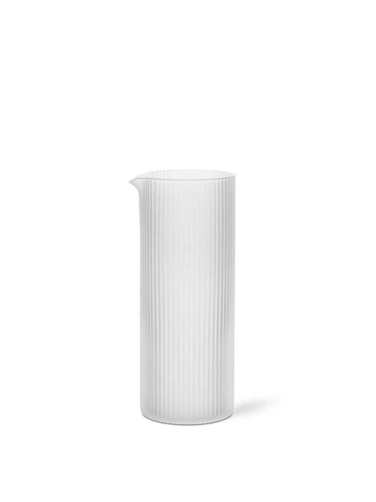 Billede af Ferm Living Ripple Milk Jug H: 16 cm - Frosted
