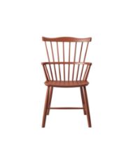 Billede af FDB Møbler Stol Børge Mogensen J52B - Bøg/Brick Red