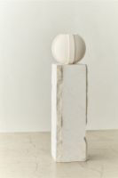 Billede af Louise Roe Vinci Vase #01 H: 29 cm - Raw White