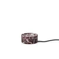 Billede af Design By Us Trip Portable Lamp H: 21 cm - Burgundy marble