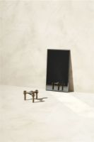 Billede af STOFF Nagel Candle Holder H: 6,5 cm - Bronzed Brass 