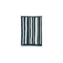 Billede af raawii Patch Blanket 150x250 cm - Green/Porcelain