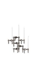 Billede af STOFF Nagel Candle Holder H: 6,9 cm - Black Chrome
