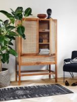 Billede af Nordal Grand Tæppe 75x200 cm - Mørkegrå/Sort  