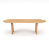 Billede af Sibast Furniture No 7 Dining Table Oval L: 240 cm - Naturolieret Eg