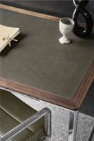 Billede af Vipp 430 Studio Desk 60x125 cm - Aluminium/Bosco Leather