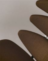 Billede af Fredericia Furniture 5000 Corona Lænestol m. Drejestel - Vidar 353/Børstet Stål