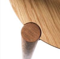 Billede af FDB Møbler D102 Søs Sofabord Ø: 55 cm - Naturolieret Eg