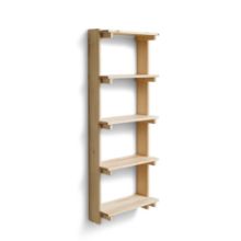 Billede af Form & Refine Beam Væg Hylde m. 5 Hylder B: 60 cm  - Fyrretræ 