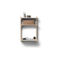 Billede af Form & Refine Beam Væg Kontor Hylde m. 3 Hylder B: 60 cm  - Fyrretræ 