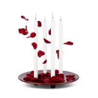 Billede af Wolff Nordic Zero Lysfad Ø: 34,5 cm - Rød 