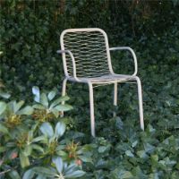 Billede af Mandalay Ivy Wire Havestol SH: 43,5 cm - Taupe 