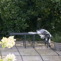 Billede af Mandalay Ivy Bænk m. Udtræk SH: 42 cm - Antracit