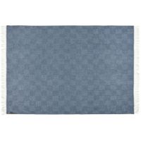 Billede af Silkeborg Uldspinderi La Paz Plaid 130x200 cm - Denim Blue