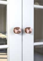 Billede af FROST NOVA2 Vest 1990 Dørgreb Ø: 5 cm - Børstet Kobber