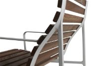 Billede af HAY Traverse Lounge Armchair B: 63 cm - Oiled Solid Ash 