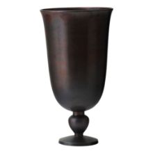 Billede af Audo Copenhagen Pavot Vase Ø: 16,4 cm - Mørkebrun