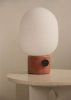 Billede af Audo Copenhagen JWDA Bordlampe Ø: 19 cm - Red Travertine