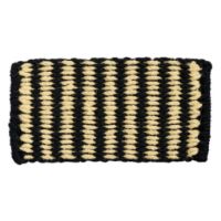 Billede af HAY Coco Door Mat Stripe 80x40 cm - Black/White