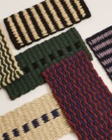 Billede af HAY Coco Door Mat Dot 80x40 cm - Green/Black