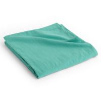 Billede af HAY Linen Bedspread 240x260 cm - Emerald Green