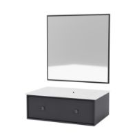 Billede af Montana Bathroom Type 2 - 04 Anthracite / White Table Top