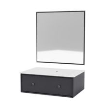 Billede af Montana Bathroom Type 2 - 04 Anthracite / White Table Top