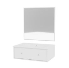 Billede af Montana Bathroom Type 2 - 101 New White / Black Grains Table Top
