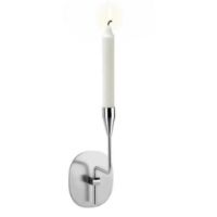 Billede af Piet Hein Merkur Vægstage 1-Arm - Rustfri Stål