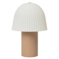 Billede af Ferm Living Frill Portable Lamp H: 22 cm - Rose/White 
