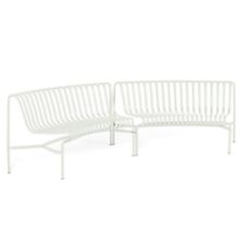 Billede af HAY Palissade Park Dining Bench In-In Starter Set/Set Of 2 L: 295,5 cm - Cream White 