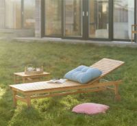 Billede af FDB Møbler Sammen Solvognssæt M8+M19 - Massiv Teak/Olieret Natur