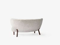 Billede af &Tradition Little Petra VB2 Sofa L: 150 cm - Oiled Walnut/Sheepskin Moonlight