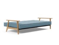 Billede af Innovation Living Splitback Frej Sovesofa L: 232 cm - Eg/Mixed Dance Light Blue
