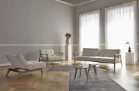 Billede af Innovation Living Splitback Frej Sovesofa L: 232 cm - Eg/Bouclé Off White